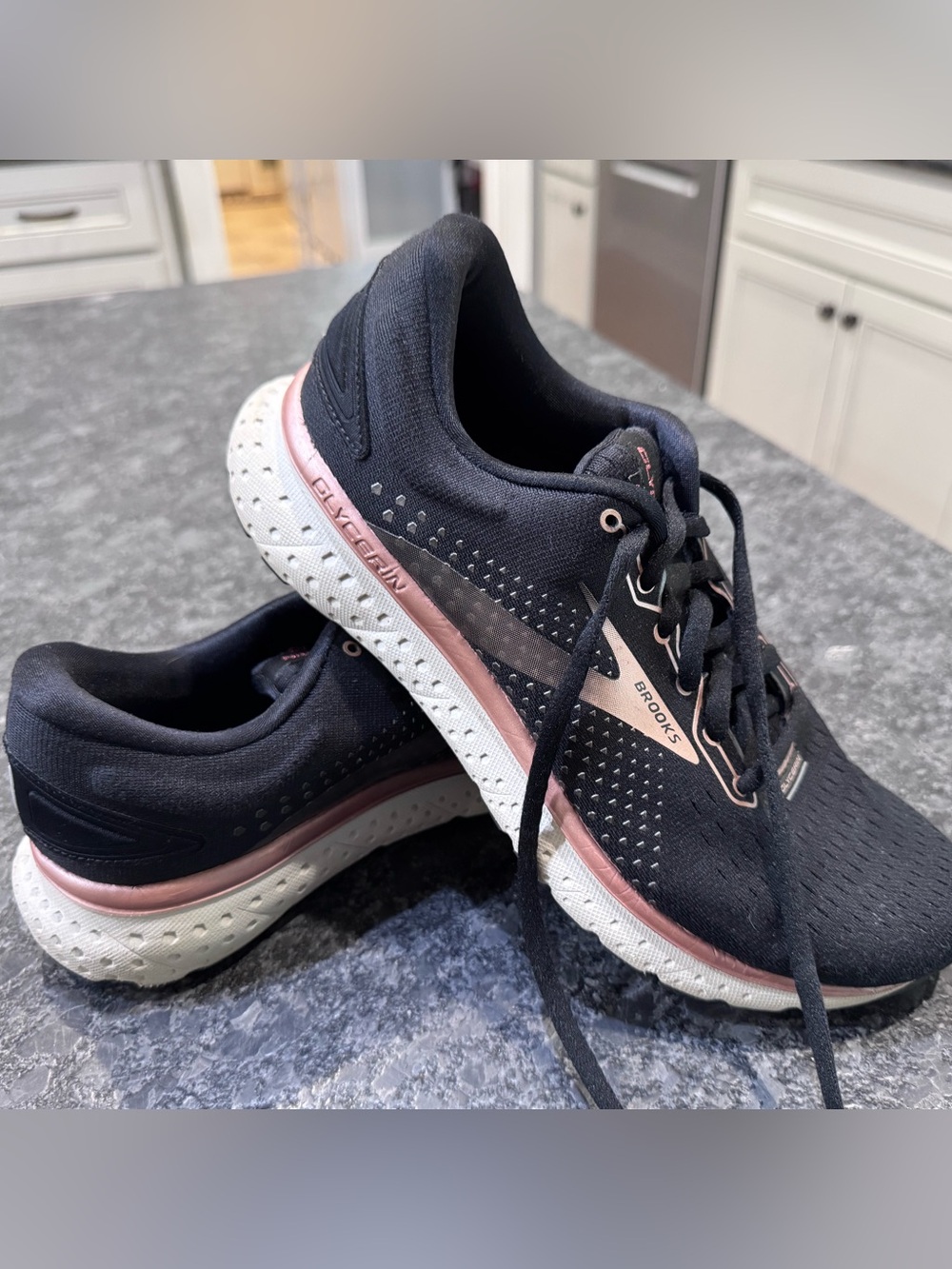 Brooks Women’s Black and Rose Running Shoes